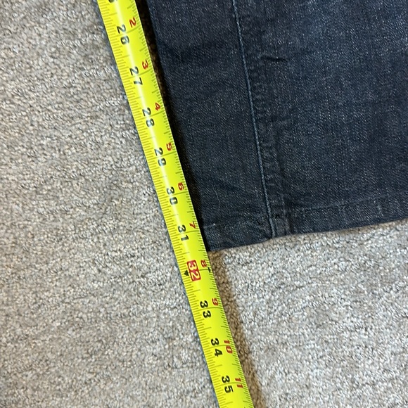 Men’s black tapered off grid jeans - Picture 2 of 5